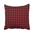 thumbnail image 1 of Funda de almohada ABPHQTO Rubí Escocés Búfalo Cuadros Rojo 45x45 cm, 1 of 1