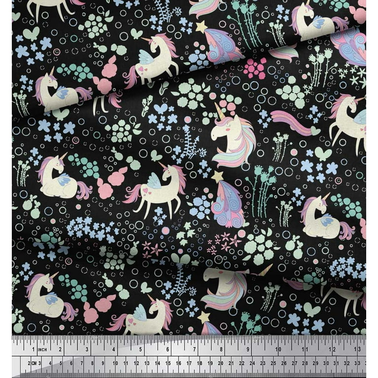 Peace, Floral, and Shrooms Fabric By The Yard - Too Groovy Black Fabric -  Summer Groovy Fabric – Pip Supply