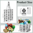 thumbnail image 2 of Boho Chic Symmetrical Tribal Washable Tote - Large Capacity Reusable Grocery Bag, 2 of 6