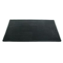 HomeRoots 573966 24 x 40 in. Black Rubber Outdoor Door Mat