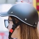 thumbnail image 5 of Casco estilo béisbol para motocicleta, casco duro, transpirable, ajustable, ligero, plástico ABS, negro, 5 of 8