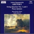 thumbnail image 1 of Pre-Owned Arensky: String Quartets Nos. 1 & 2; Piano Quintet (CD 0730099381123) by Lajtha Quartet, 1 of 1