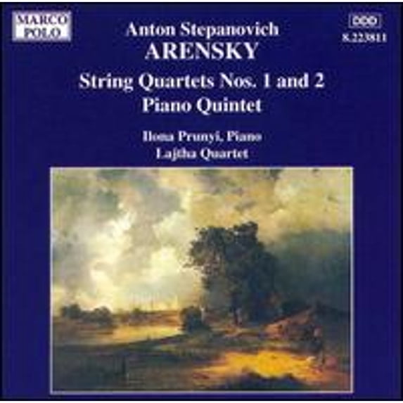 Pre-Owned Arensky: String Quartets Nos. 1 & 2; Piano Quintet (CD 0730099381123) by Lajtha Quartet