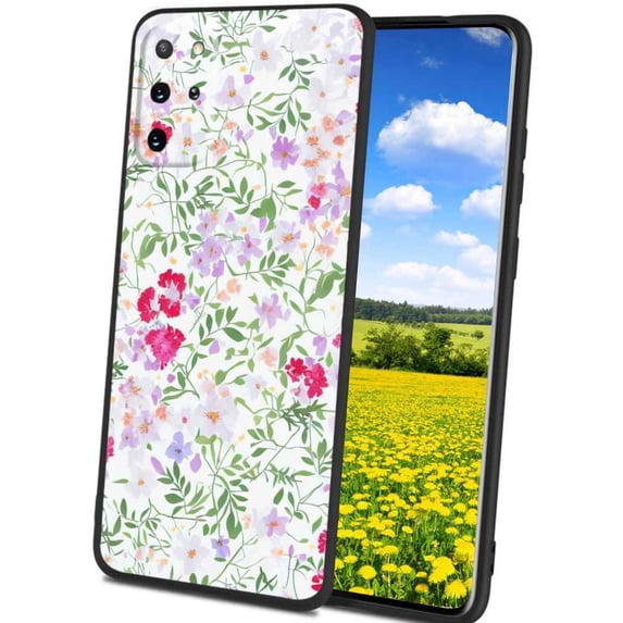Flowers-6 Phone Case, Degined for Samsung Galaxy S20+ Plus Case Men Women, Flexible Silicone Shockproof Case for Samsung Galaxy S20+ Plus