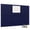 Dark Blue-36" x 24", variant on Large Cork Board For Wall  36" X 24" Bulletin With Pushpins 6 Panels Felt Tiles Tack Push Pin Office Dark Gray