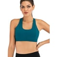 thumbnail image 4 of Women's Yoga Bra Tops Activewear Strappy Sports Bra Cross Back Workout Size S M L XL 2XL, 4 of 6