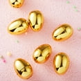 thumbnail image 3 of JOYIN 36 PCS Large Golden Easter Eggs, 3" Empty Plastic Easter Eggs Bulk Fillable with Candy, Easter Party Favors, Eggs Hunt, Basket Stuffers Fillers, Classroom Prizes for Kids, 3 of 8