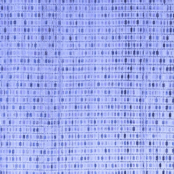 Ahgly Company Machine Washable Indoor Square Abstract Blue Modern Area Rugs, 5' Square