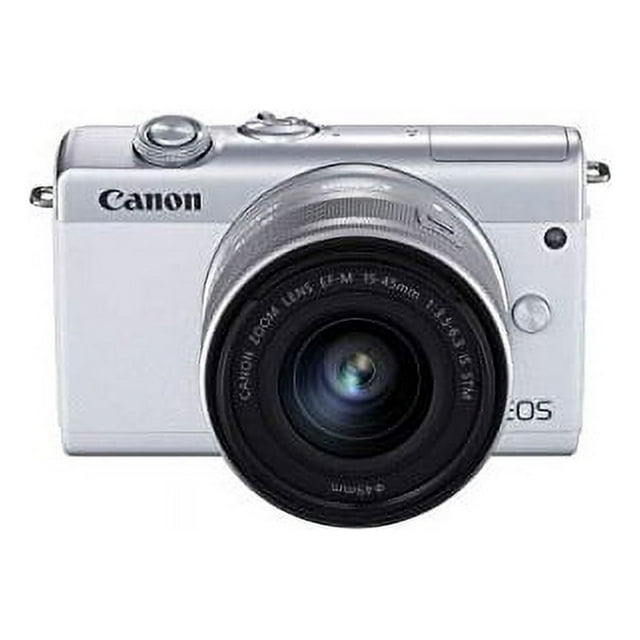 Canon EOS M200 Cámara de vlogging digital compacta sin espejo blanca EF-M 15-45 mm