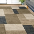 thumbnail image 7 of Superior Color Block Area Rug 9' x 12', Beige-Blue, 7 of 7