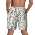 thumbnail image 3 of Xecao Wisteria Flower for Men's Swimming Trunks Swim Trunks Quick Dry Swim Shorts with Mesh Lining Funny Swimwear Bathing Suits, 3 of 9