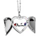 thumbnail image 1 of I Love Australia palabra bandera amor corazón ilustración Alas de ángel collar colgante regalo de moda Unbranded M, 1 of 3