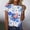 Royal Blue_002, variant on Woman's Independence Day Shirt Usa Flag Graphics Short Sleeve Tops Casual Loose Crew Neck Tshirts 2026 New Fashion Clothes Sky Blue XXL