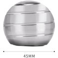 thumbnail image 3 of (Plateado, Diámetro: 45 mm) Giroscopio de metal con bola giratoria de escritorio de juguete de escritorio cinético con ilusión óptica para aliviar el estrés Inspirar la creatividad interior, 3 of 5