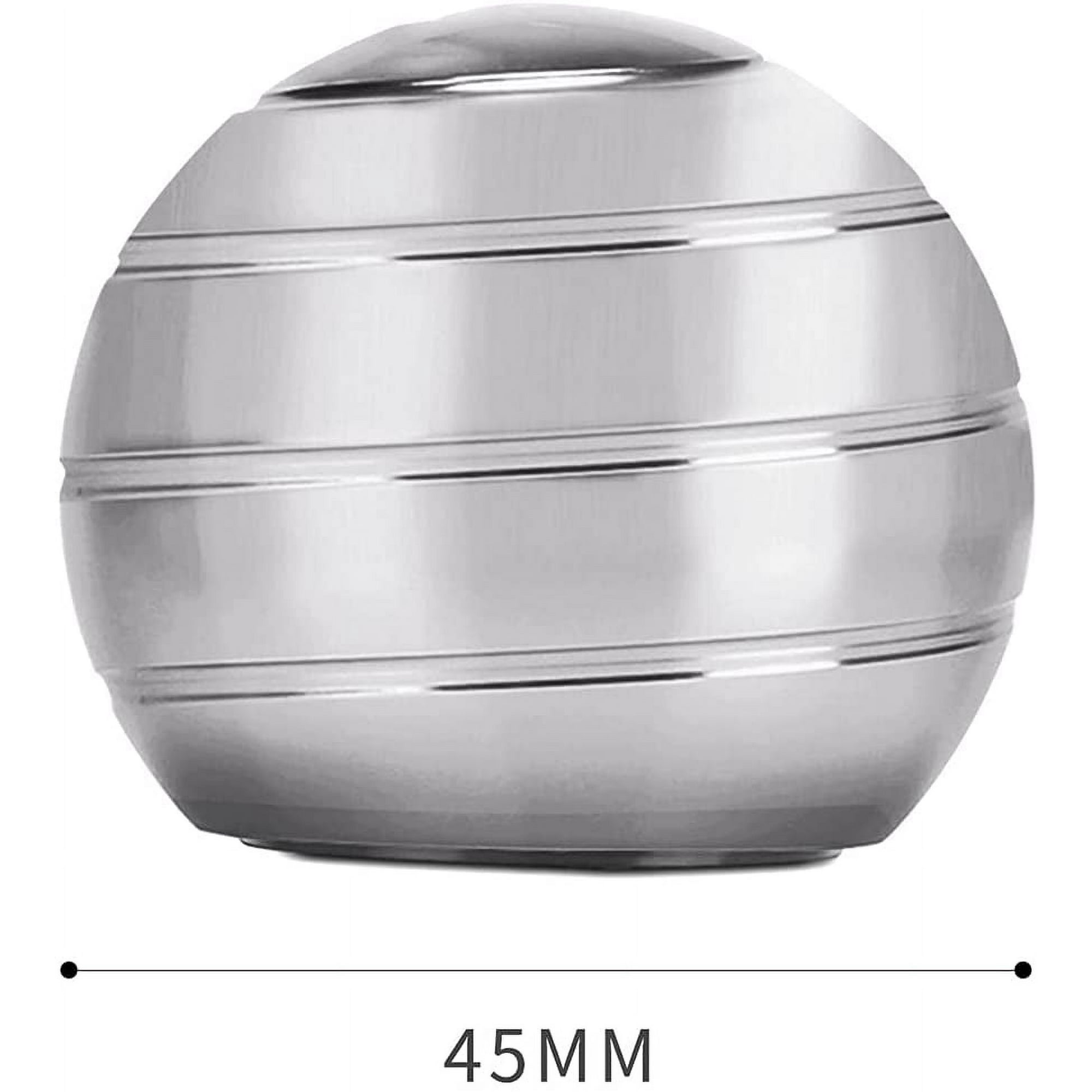 Spinner Ball Métal - Jouet Anti-stress Bureau - Illusion Optique 360° - Aide Concentration