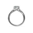 thumbnail image 2 of 2.00 Carat Princess Cut Moissanite Diamond (D/VVS1) Latest Proposal Ring for Women Solid 18K White Gold Size 10.5 by Diamond-Capitals, 2 of 7