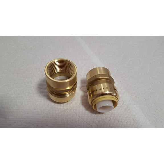 1/2" FPT (Female Pipe Thread) Push Fitting~~Bag of 4~LEAD FREE!