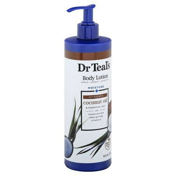 Dr Teal's Coconut Oil Body Lotion 18 fl. oz. (Pack of 3)