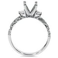 thumbnail image 3 of Pompeii 1/4ct Vintage Style Engagement Ring Setting 14K White Gold (H/I,SI2-I1), 3 of 4
