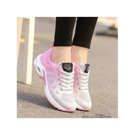 Avamo Women's Fashion Air Cushion Sneakers Casual Sports Walking Running Tennis Shoes Trainers