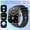 Black, variant on 2.01" Smartwatch for Men Women, Wireless 5.2 Fitness Tracker, Call/Message Reminders, 100+ Sports Modes, USB Charging, Android/iPhone Compatible