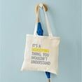 thumbnail image 4 of CafePress - Its A Beekeeping Thing Tote Bag - Unisex Canvas Tote Bag, Beige, 1-Piece, 4 of 6