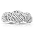 thumbnail image 2 of Vir Jewels 1/4 CTTW Lab Grown Diamond Ring in Sterling Silver Female Adult, 2 of 5