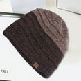 thumbnail image 5 of D-GROEE Beanie Hat for Men and Women Winter Warm Hats Knit Plush Lining Slouchy Thick Skull Cap, 5 of 8