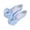 Blue, variant on Abomasnow Girls Satin Heart Rhinestone Bow Crisscross Elastic Strap Split Sole Ballet Dance Shoes