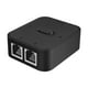 thumbnail image 2 of 2 puertos Gigabit Switch Network Switch Extender Switcher interno de red externa Compacto Conector de 2 vías para escritorio Inicio Negro, 2 of 8