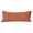 Orange, variant on Cotton Linen Long Bedside Pillow, Solid Color Decorative Headboard Cushion for Side Sleeping Support, Soft Bedroom Pillow for Bed Sofa Couch Home Interior Decoration and Relaxation, Brown
