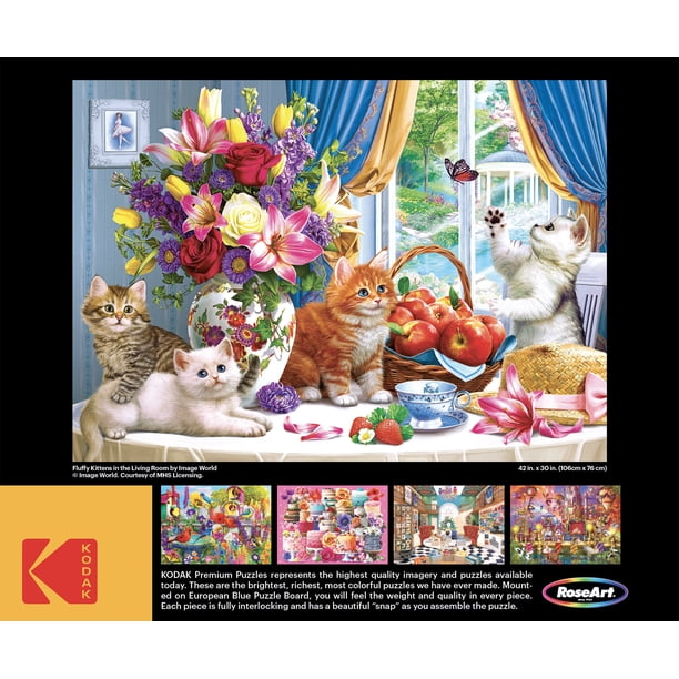 Cra-Z-Art Kodak 3000-Piece Fluffy Kittens in Living Room Adult