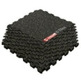thumbnail image 1 of Gator 2' x 2' x 6mm Interlocking Rubber Gym Flooring Tiles, Anti-Slip, 10-Pack (Coach Cork, 40 sq ft Coverage), 1 of 5