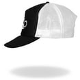thumbnail image 6 of Hot Leathers GSH1009 Knuckles Black and White Trucker Hat One Size, 6 of 6