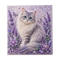 thumbnail image 3 of Animal Pearl Art DIY Craft Kit 5D Diamond Painting for Adults Beginner, Handmade Pearl Beads Diamond Dots Painting Gem Sparkling Horse Home Wall Decoration (Cat), 3 of 5