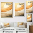 thumbnail image 4 of Designart "Harmonious Beige Sunset Geometry I" Sunrisesunset Floater Framed Canvas Art Print, 4 of 5