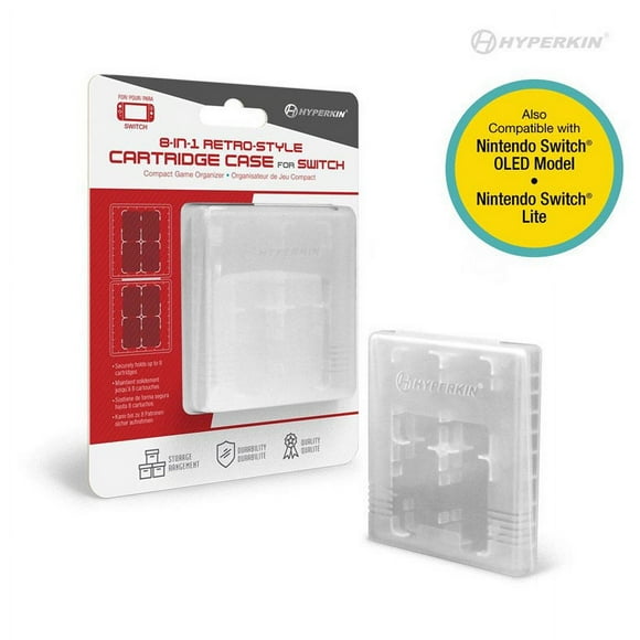 8-In-1 Retro-Style Cartridge 8 Nswitch Game Holder Case