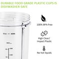 thumbnail image 4 of Vasos de repuesto de 900 mL para Nutribullet Pro series 900 W/600 W, 4 of 7