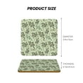 thumbnail image 5 of Xecao Green Snake for MDF Cork Coaster 4 Pcs,Drink Coasters,Suit for House Warming Gifts New Home ,Coffee Table Decor-Square, 5 of 7
