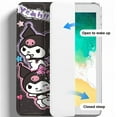 thumbnail image 4 of Kawaii Sanrio Kuromi IPad Case For IPad 9th 10th Case Cartoon Three Fold Silicone Soft Case for IPad 7 Pro 10.5 Air 3 4 5 Covers, 4 of 20
