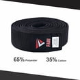 thumbnail image 2 of Fadi Sports Durable Solid Martial Arts Belt for Karate Taekwondo Judo Aikido – Adjustable – Black – 2, 2 of 7