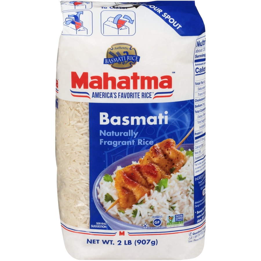 Mahatma Basmati Extra Long Grain White Rice 2 lb Bag