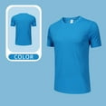 thumbnail image 7 of Sopiago Mens Casual Slim Fit Short Sleeve Crew Neck T-Shirts Soft Lightweight T Shirts for Man Blue,M, 7 of 7