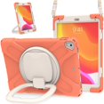 thumbnail image 4 of Funda con soporte de anillo ajustable para iPad de 9,7 pulgadas (2018) con correa para el hombro, gran soporte de anillo ajustable, protección contra golpes., 4 of 5
