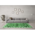 thumbnail image 3 of Ahgly Company Indoor Rectangle Persian Emerald Green Traditional Area Rugs, 2' x 5', 3 of 4