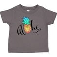 thumbnail image 3 of Inktastic Aloha- in cursive with pineapple rainbow colors Boys or Girls Toddler T-Shirt, 3 of 5
