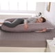 thumbnail image 4 of Almohada para embarazadas, almohada en forma de U desmontable y lavable, cojín grande, almohada de cintura, 4 of 6