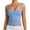 Blue, variant on Women's Basic Double Lined Neck Tank Tops Adjustable Tank Summer Sleeveless Tops