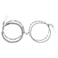 thumbnail image 1 of Titanium Couple Bracelet Stacking Rings Spliced Steel Jewelry, 1 of 7