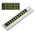thumbnail image 2 of Temporary Parking Card Stop Sign Telephone Number Plate New UK Car Z1U3, 2 of 2